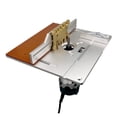 thumbnail image 3 of Aluminium Router Table Insert Plate Electric Wood Milling Flip Board W/ Miter Gauge Tenon Gauge Guide Set Table Saw Woodworking ,Easy to Use, 3 of 6