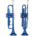 thumbnail image 3 of Instrument Outils, Cuivre Trompette Instrument à Vent de Musique avec des Outils d'Assistance (Bleu), 3 of 7