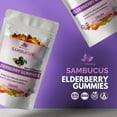 thumbnail image 4 of Elderberry Gummy Bears with Zinc and Vitamin C and Elderflowers Powder - Sambucus Nigra (Black Elderberry) Immune Support for Adults and Kids, 4 of 7