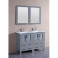 thumbnail image 1 of Mercury Import Group AGR224EWGU Ensemble Double Vanité 48 Pouces - Gris, 1 of 1
