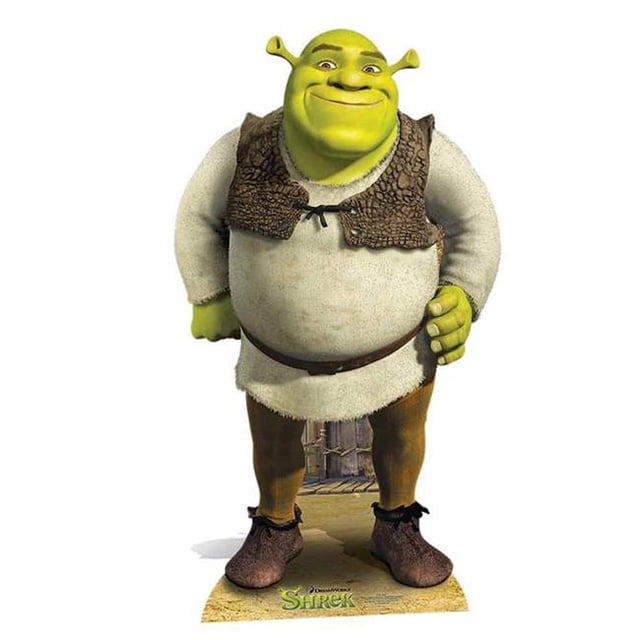 Découpe en Carton Shrek - 67 x 39 x 1 Po.
