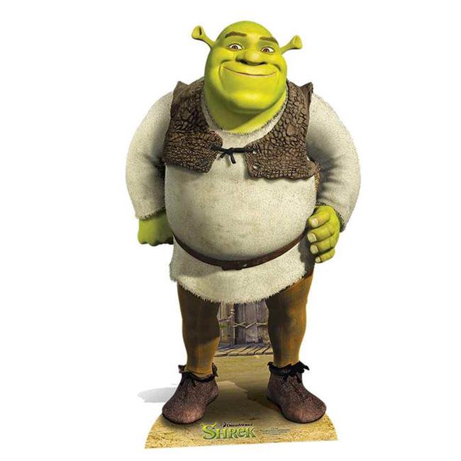 Star Cutouts SC785 Shrek Cardboard Cutout 67 x 39 x 1 in. Walmart
