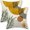 Mustard Yellow Boho, variant on Mustard Yellow Boho Pillow Covers 18x18 Inch 2 Pcs Tropical Leaf Mid Century Outdoor Decor Throw Pillows Modern Geometric Farmhouse Decoration Pillowcase Linen Cushion Cover for Couch Sofa