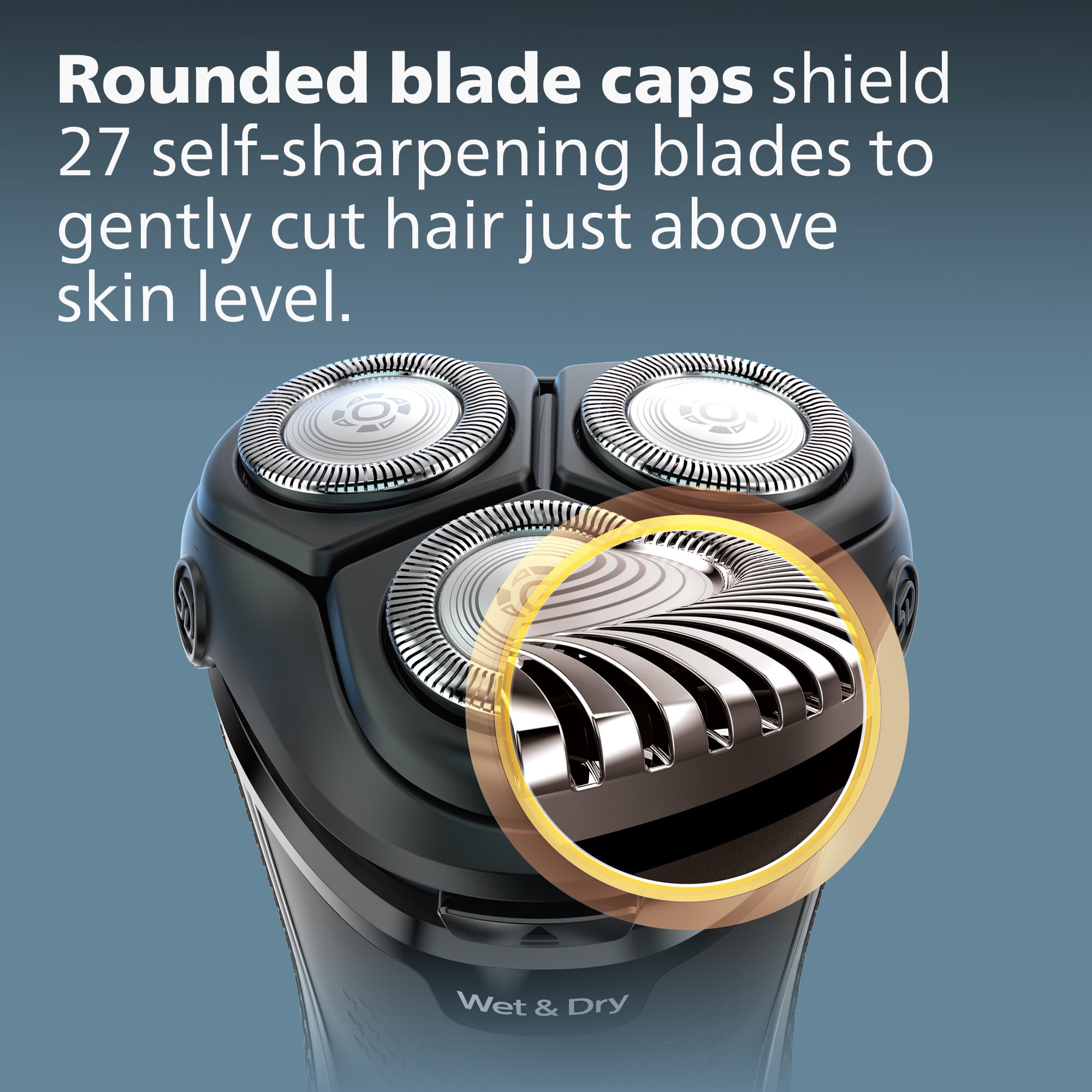 Philips Norelco Caretouch Shaver For Head and Face, S3210/51