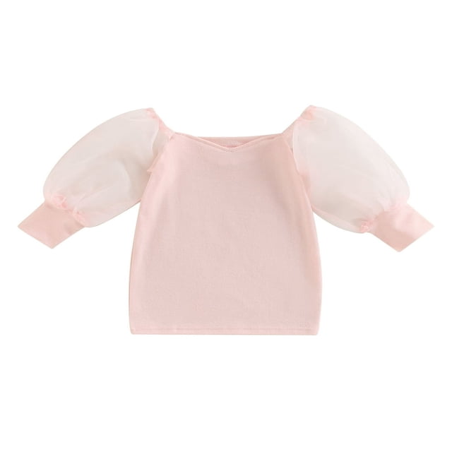 Robe de Princesse pour Tout-Petit Fille, Robe de Fête en Gaze à Manches Bouffantes, Mini Robe de Concours Décontractée, Vêtements, Noir, 2-3 Ans