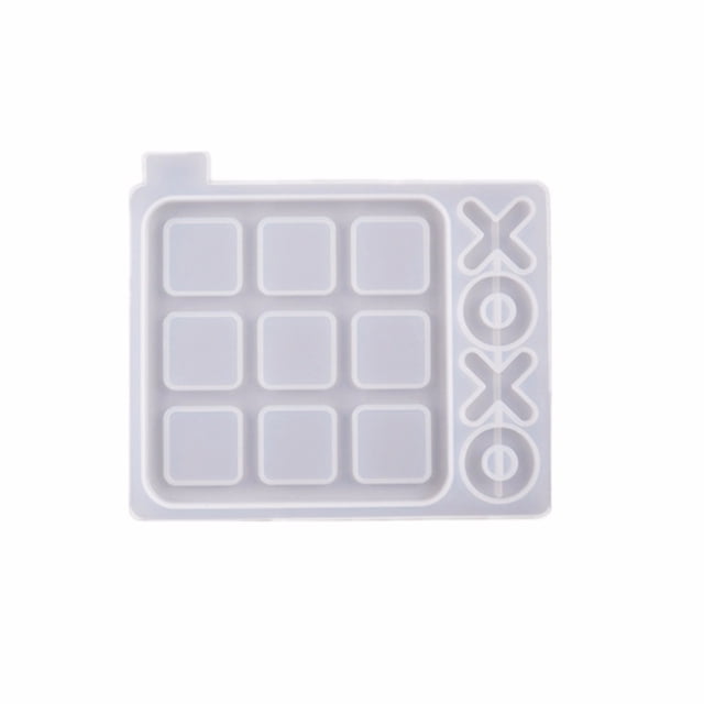 Agiferg Mold X O Board Game Silicone Resin Mold Kit Modern Porch Decor Coffee Game Table