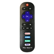 Genuine TCL Roku RC280 TV Remote Control with Built-in- HULU, Netflix, VUDU and ROKU Channel Shortcut (Used) by Mimotron