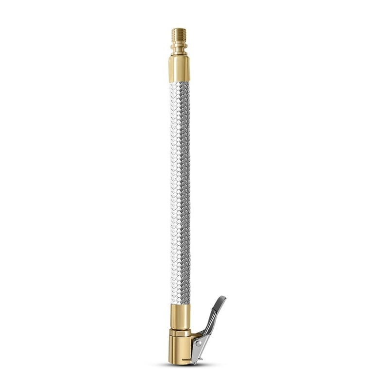 BrowQuartz Valve Stem Quick Connection Compressor Inflator Extension Bicycle Clamp Flexible Adapter Automobile Cycling Supplies Type 2 60cm
