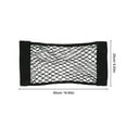 thumbnail image 2 of OULII Car Console Organizer Bag Made Of Black Polyester Mesh For Vehicle Owners 1 Set, 2 of 8