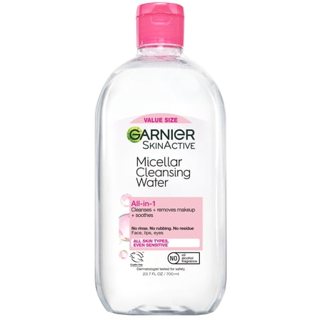 Garnier SkinActive Micellar Cleansing Water All in 1 Makeup Remover  Face Cleanser  23.7 fl oz