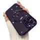 thumbnail image 1 of Funda transparente delgada de silicona a prueba de golpes de lujo con protector de cámara Logo Hole Case para Iphone 14 Pro Max para Samsung S23, 1 of 4