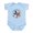 Sky Blue, variant on - Texas Wrought Iron Barn Art Body Suit - Baby Light Bodysuit, Size Newborn - 24 Months