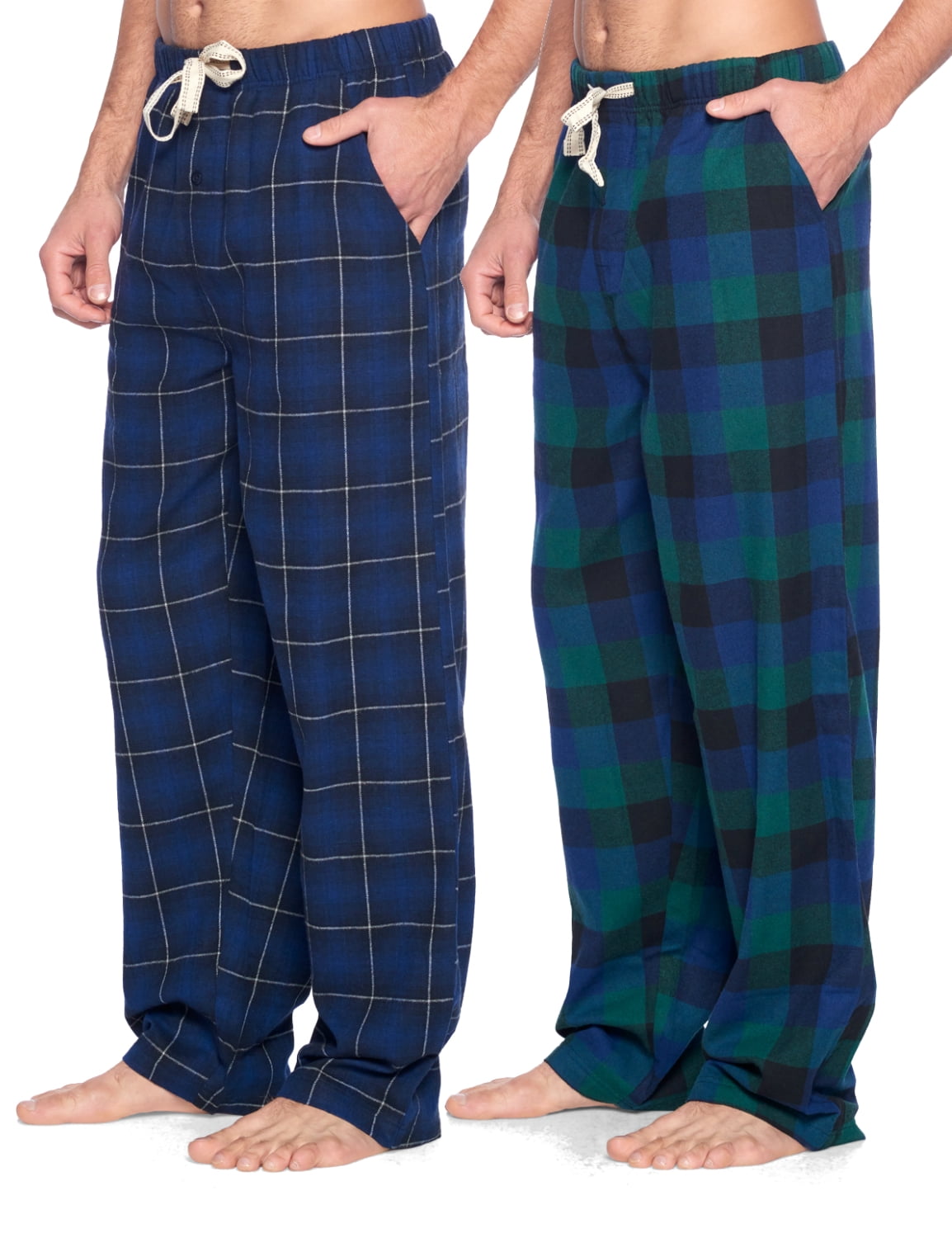 Soft Flannel Plaid Pajama Sleep Pants 