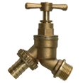 thumbnail image 2 of 1/2" (15mm) Hose Union Bib Tap Brass Outdoor Water Supply Weather-Resistant, 2 of 4