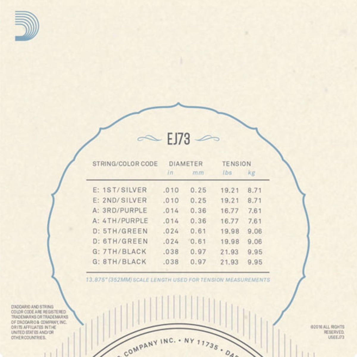 D'Addario EJ73 Mandolin Strings, Phosphor Bronze Light 10-38, 3 Sets EJ73-3D