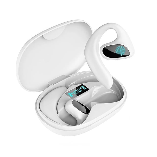 Methold Auriculares con IA y traducción real. Compatibles con 156 sonidos. Ideales para oficinas, salas de conferencias, negocios y Relojes inteligentes blanco
