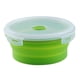 thumbnail image 4 of Recipiente redondo plegable para alimentos con tapa hermética para acampar. medio 500ML verde, 4 of 5