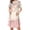 Multicolor 13, variant on Women's Maternity Nursing Dress Crewneck Short Sleeve Nightgown Pregnancy Printed Casual Side Zipper Breastfeeding Dresses Multicolor 6 L