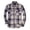 Beige, variant on Mens Golf Polo Flannel Long Sleeve Plaid Button Down Chest Pocket Mens Undershirts,Red,3XL
