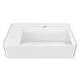 thumbnail image 2 of Alfi Trade B-RA75-1H 30 in. Rectangular Wall Mount Sink with Single Faucet Drilling & Rear Center Drain Location, 2 of 7