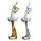 thumbnail image 2 of 2x Colección De Estatuas De Adornos Escultura De Niña De Ballet Para Habitación Baoblaze Estatuilla de bailarina, 2 of 8