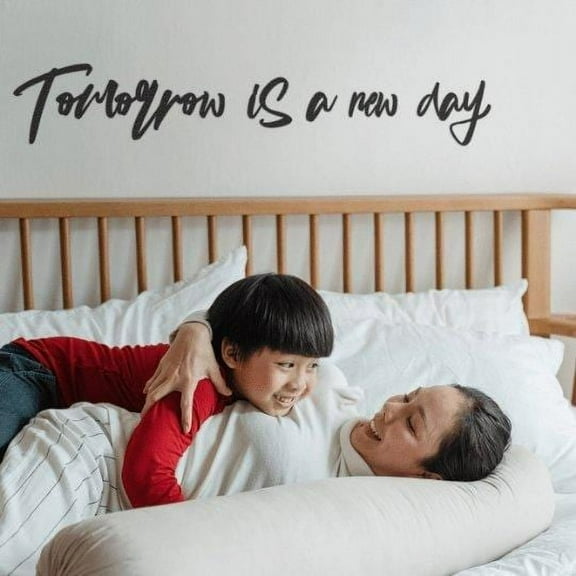 Tomorrow is a new day - Motivation Wall Decor, Metal Quotes, Metal Wall Hangings, Bedroom Decor, Living Room Deco, Above Bed Decor, Wall Art