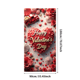 thumbnail image 1 of Valentine's Day Backdrop Romantic Roses Happy Valentine's Party Banner Love Decorations Photography Props Event Background, 1 of 4