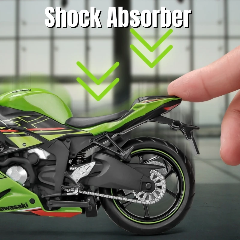 1:12 Kawasaki Ninja ZX-6R Motorcycle Toy 1:12 RMZ City Diecast