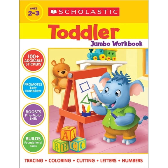 Scholastic Toddler Jumbo Workbook: Early Skills, (Paperback)