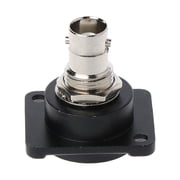 D-Type Double BNC Plug Connector Chassis Panel Mount Adapter o Pa