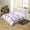 Dark Orchid, variant on Erosebridal Cute Bowknot Duvet Cover Twin, Dreamy Princess Bedding Sets Twin Size, Striped Decor, Reversible 2-Piece(No Comforter)