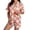 Red, variant on Womens Christmas Cute Pajamas Set Short Sleeve Xmas Print Tops Shorts Set Button Down Fashion Loungewear Set Pjs Gifts for Wife