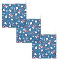 thumbnail image 7 of Dreamtimes Penguins Christmas Socks Baby Muslin Washcloths Face Towel, Snowflakes Burp Cloths Cotton Wipes 5 PCS Infant Wash Cloth for Newborn Boys Girls 12x12 inches, 7 of 7
