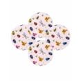 thumbnail image 7 of 15 Inch Round Placemats Set of 4, Cute Butterfly Dragonfly Non Slip Heat Insulation PP Table Mats, Farmhouse Botanical Floral Pink Washable Place Mats for Kitchen Dining Party Table Decor, 7 of 7