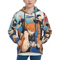 thumbnail image 3 of Haikyuu Poster Youth Sweatshirt Hoodies Fashion Teen Hooded Hoody Pullover Clothes With Pocket For Boys Girls Clothing, 3 of 8