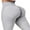 Grey, variant on A AGROSTE Women's Seamless V-Cross High Waisted Workout Yoga Leggings