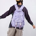 thumbnail image 4 of 3Pcs Star Print Backpack Set Preppy Lightweight Casual Bookbag with Lunch Box & Pouch, 4 of 5
