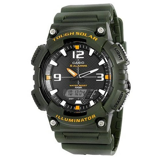 Casio Men's Solar Sport Combination Watch, Green
