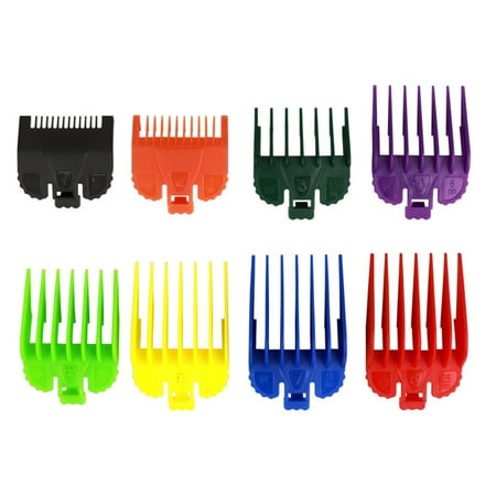 Amdohai 8 Sizes Professional Cutting Guide Comb Set Limit Comb Set ...