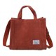 thumbnail image 1 of Bolso de mano para mujer, pequeño bolso tipo cartera, elegante bolso de mano para mujer, bolso de pana, bolso bandolera de moda, 1 of 6