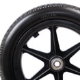 thumbnail image 4 of tredstone Roue Arrière de Remplacement pour Fauteuil Roulant 12 Pouces Accessoires pour Marcheurs Noir, 4 of 5