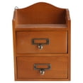 thumbnail image 1 of 1pc Retro Style Wooden Storage Box Wooden Desktop Storage Box for Home (Wood), 1 of 9