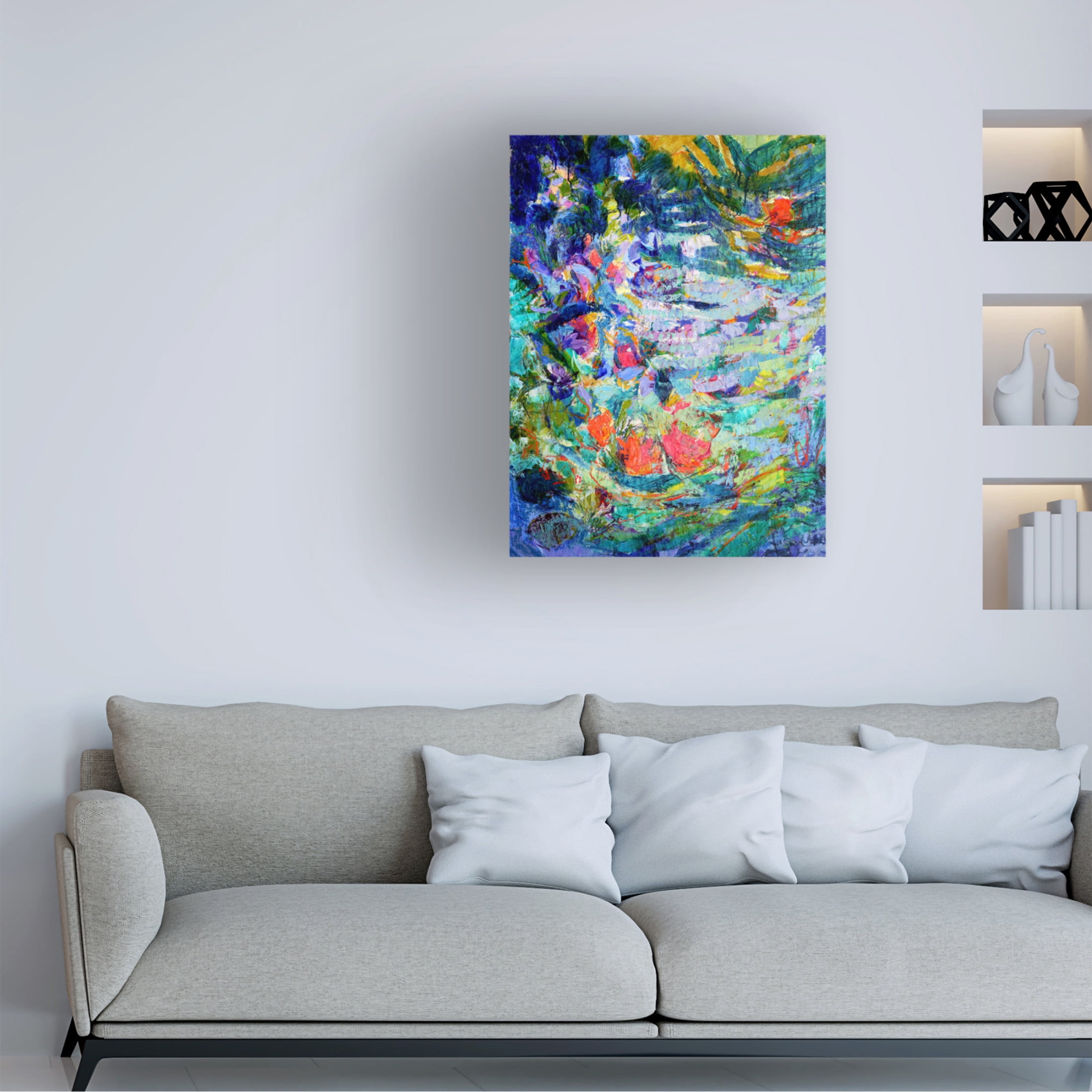 Canvas Wall Art - Dorothy Fagan ' Stirmineheart' Wall Art for Living Room, Bedroom, or Office D?cor by Trademark Fine Art - 24 x 32 Inches