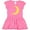 Raspberry with Polka Dots, variant on Inktastic Cute Yellow Moon Gift Baby Girl Dress