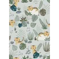 Stay Wild Walk in the Jungle Cotton Fabric