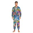thumbnail image 3 of FORMRS Onesies Pajama for Adults Unisex Hoodie Winter Jumpsuit One Piece Sleepwear, Sizes S-2XL, Art Plants, 3 of 7