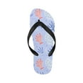 thumbnail image 2 of Unisex Flip Flops - Summer Beach Sandals - Blue Coral - L=W11/W12=M10/M11, 2 of 3