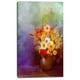 Bouquet de Petites Fleurs Aquarelle - Grande Toile Florale – image 2 sur 4