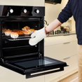 thumbnail image 6 of 24" Electric Single Wall Oven with 8 Baking Modes 2.5Cu.ft Built-in Electric Convection Oven with Air Frying Function 3D Surround Heating with Double-Layered Glass Door 3000W Silver, 6 of 10