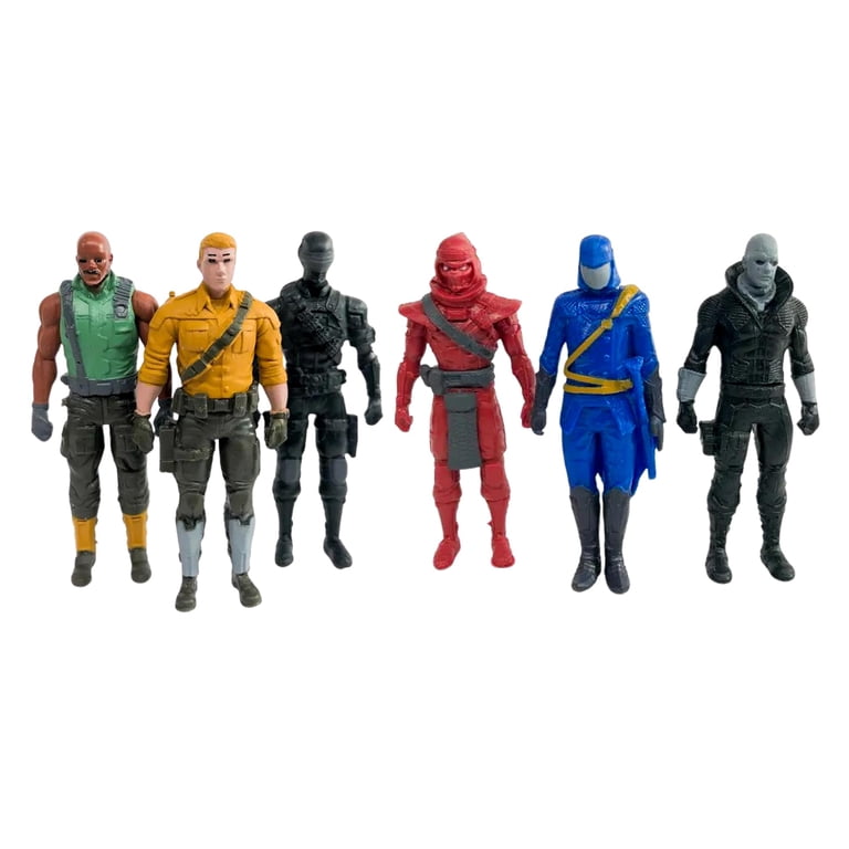 GI Joe 2.5 Inch Vinyl Figure Set of 6 - Walmart.com